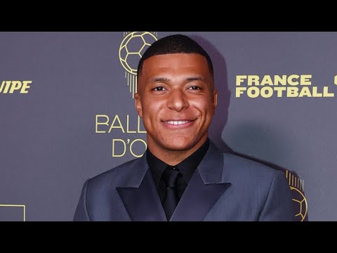 Kylian Mbappé au Ballon d'Or 2023
