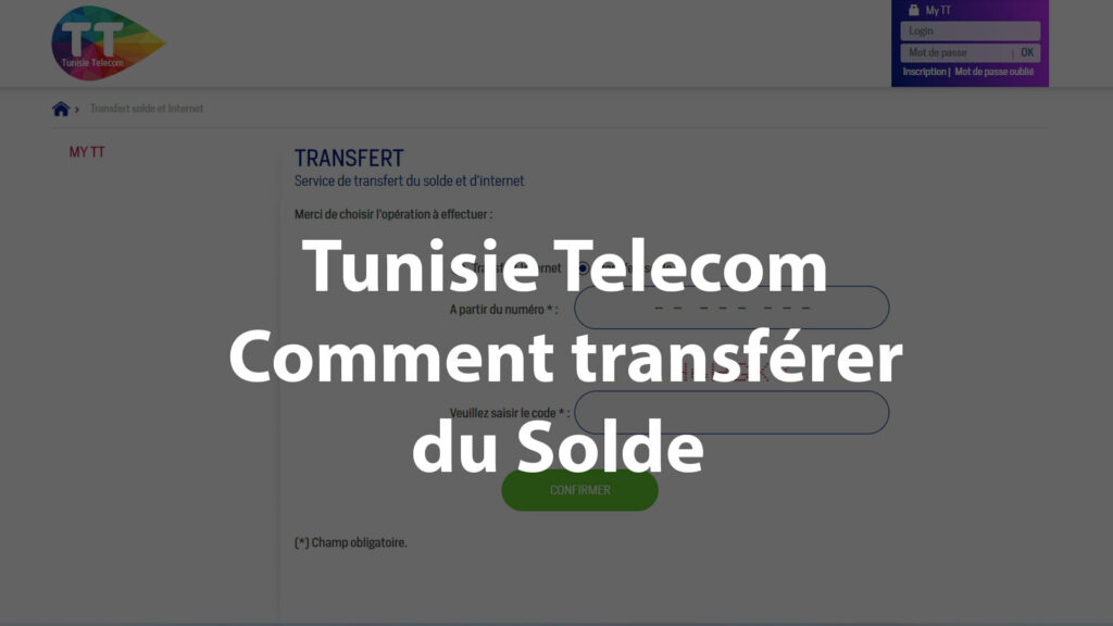 Tunisie Telecom : Comment transférer du Solde