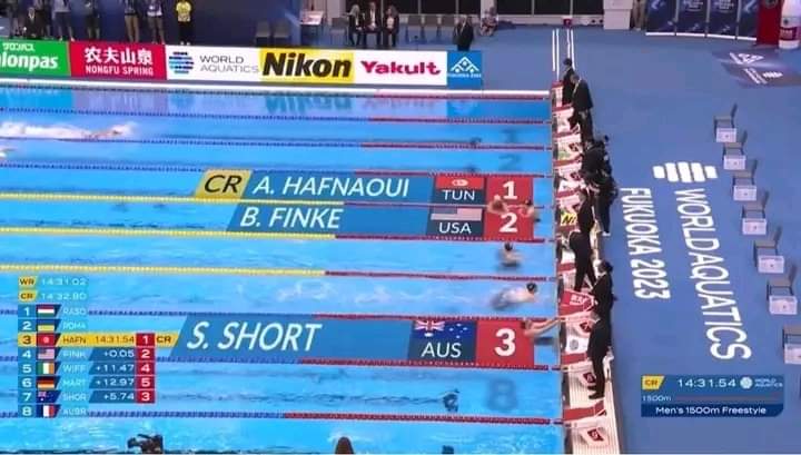  Vidéo: Médaille d’OR pour Ayoub Hafnaoui en 1500 nage libre