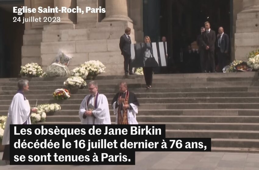  Vidéo : Enterrement de Jane Birkin