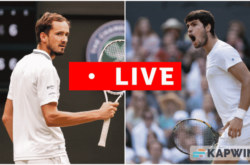  Carlos Alcaraz vs Daniil Medvedev en DIRECT