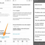 Supprimer un compte Instagram depuis un smartphone Android