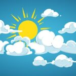Météo Tunisie : Dimanche 2 juillet 2023 3 blue sky sun white clouds 53562 1089