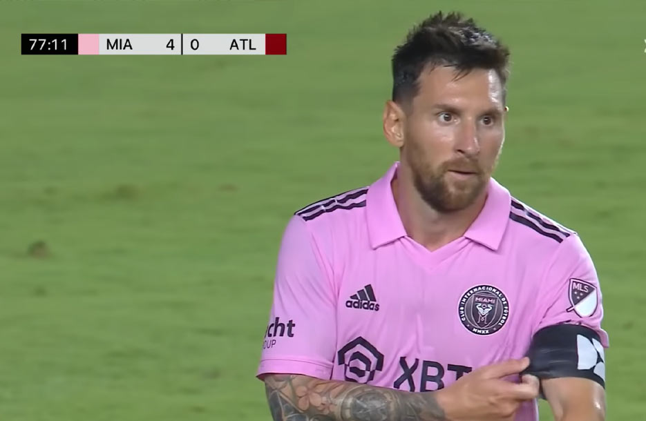 Lionel Messi’s first start for Inter Miami vs. Atlanta United