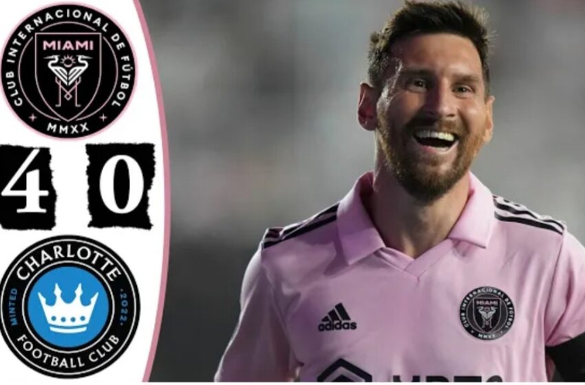  Vidéo : le but de Messi pour Inter Miami vs Charlotte FC