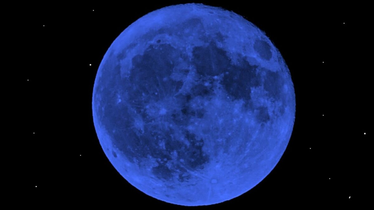 Full moon blue moon super moon