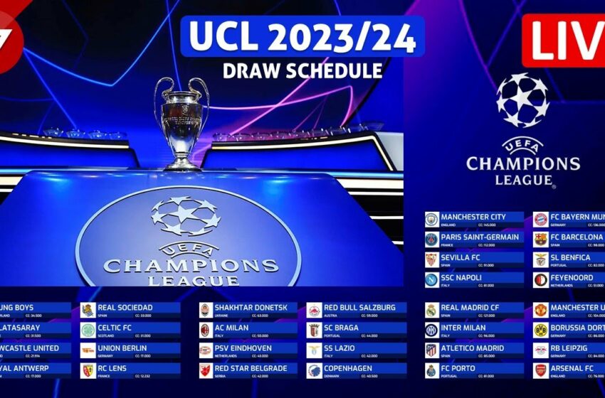  Watch : Champions league auslosung 2023/2034 Video