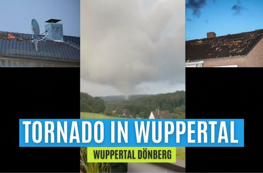  Video : Tornado wuppertal dönberg