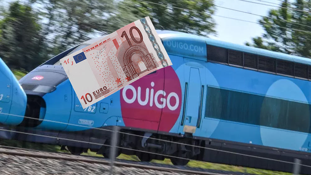 Train Ouigo 10 euros