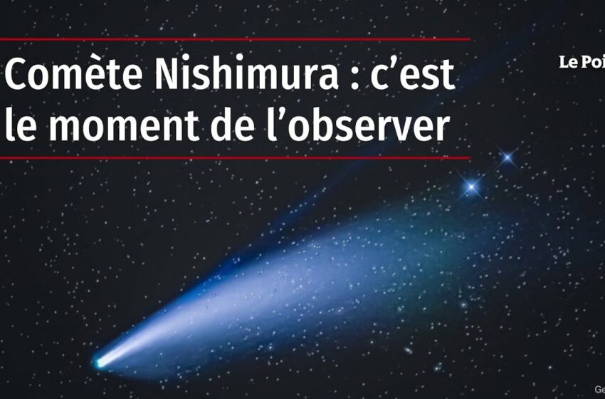  comment voir la comete nishimura ou starlink