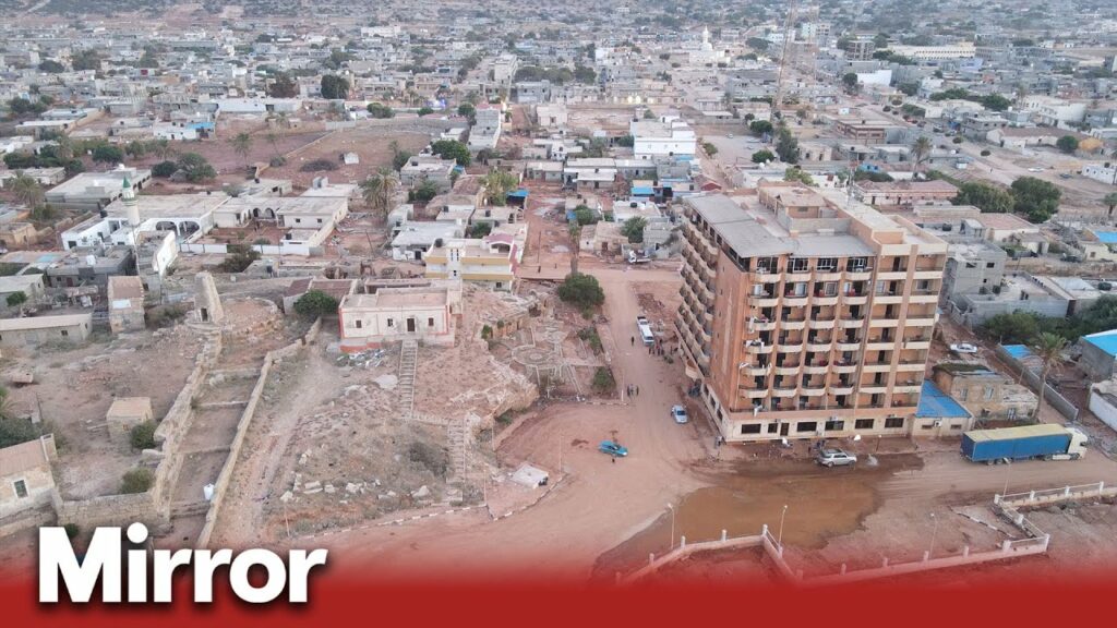 libya flooding video