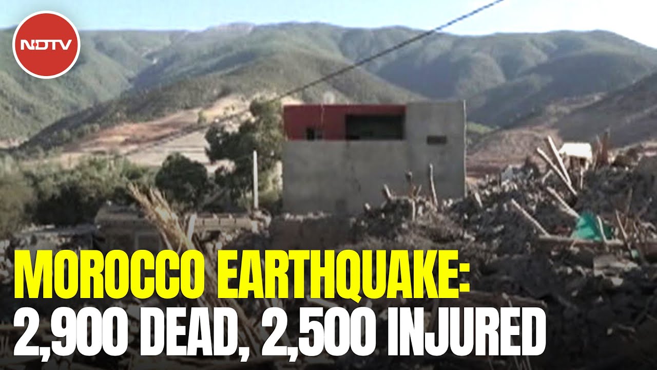 morocco earthquake death toll full video