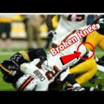 nick chubb injury video