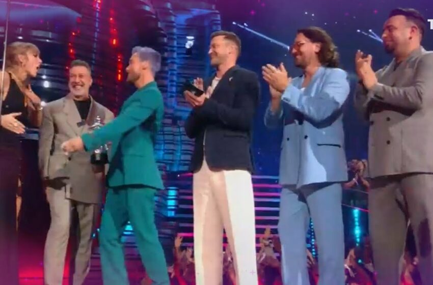 NSYNC reunites at VMAs 2023 for first time in 10 years for Taylor Swift