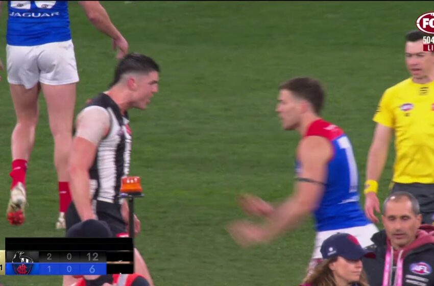  Video : Jack Viney vs Brayden Maynard in AFL 2023 fight