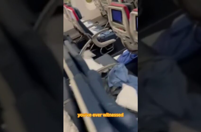  Video : Poop on plane emergency landing