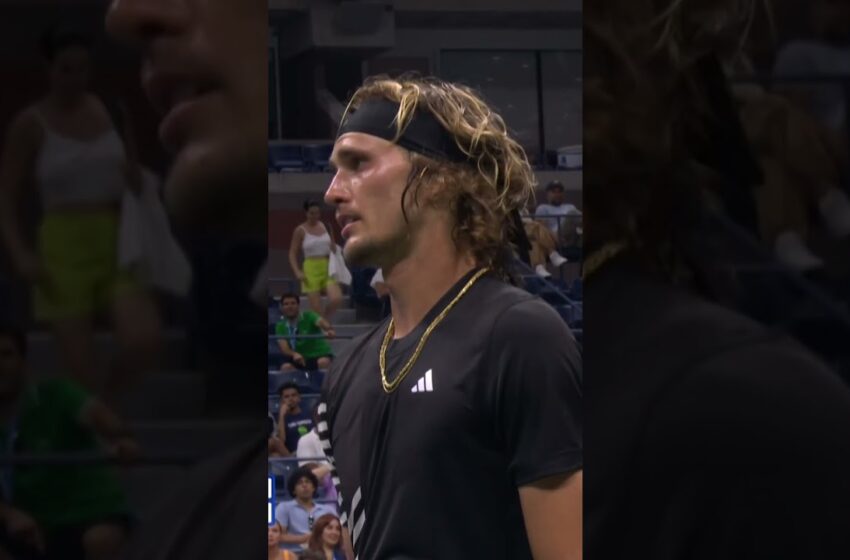  Watch : us open Zverev viral video