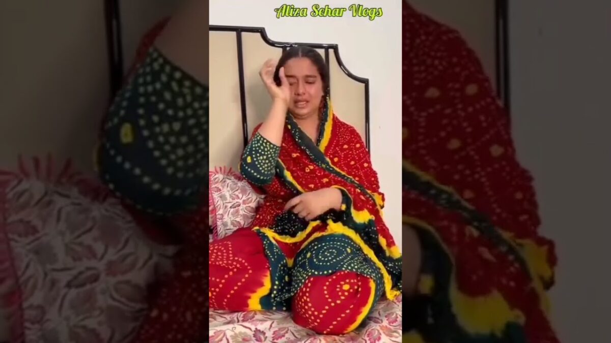 Aliza Sehar Crying After Leak Video