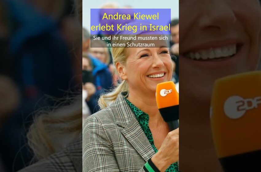  Andrea Kiewel erlebt Krieg in Israel