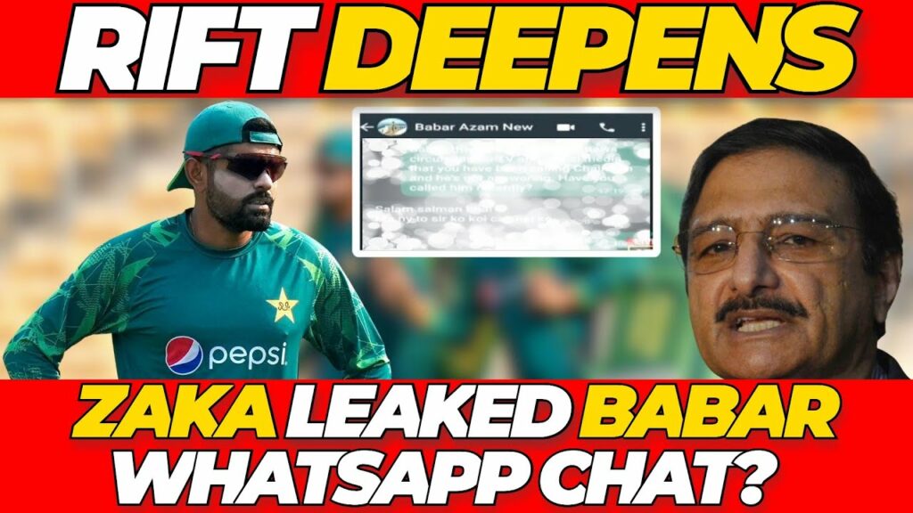 babar azam chat leaked