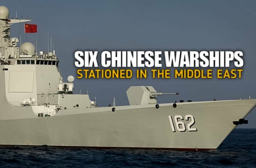  6 chinese navy middle east video