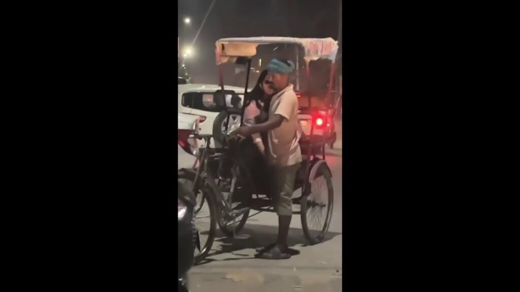 delhi rickshaw girl viral video