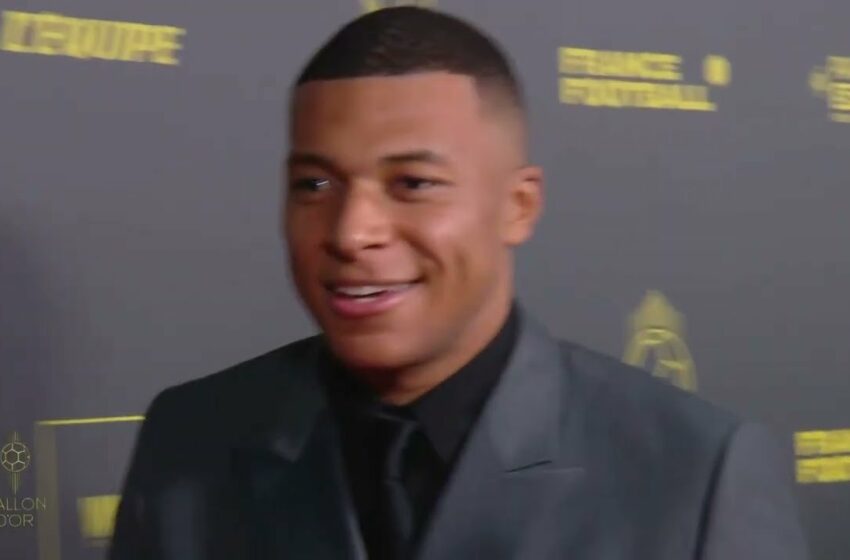  Kylian Mbappé au Ballon d’Or 2023