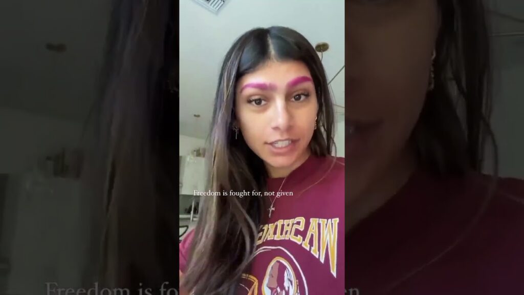 mia khalifa support palestine fu