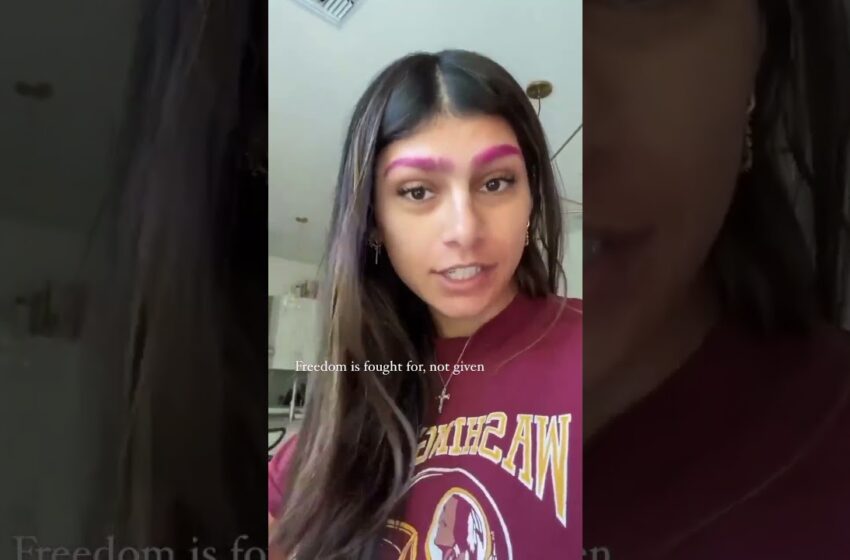  mia khalifa support palestine full video