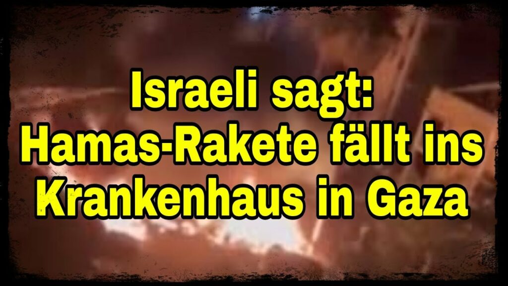 rakete krankenhaus gaza