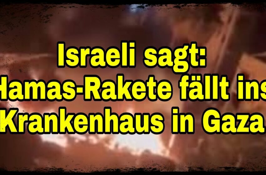  rakete krankenhaus gaza