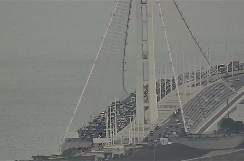  bay bridge protest today video