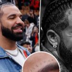 drake new tattoo face