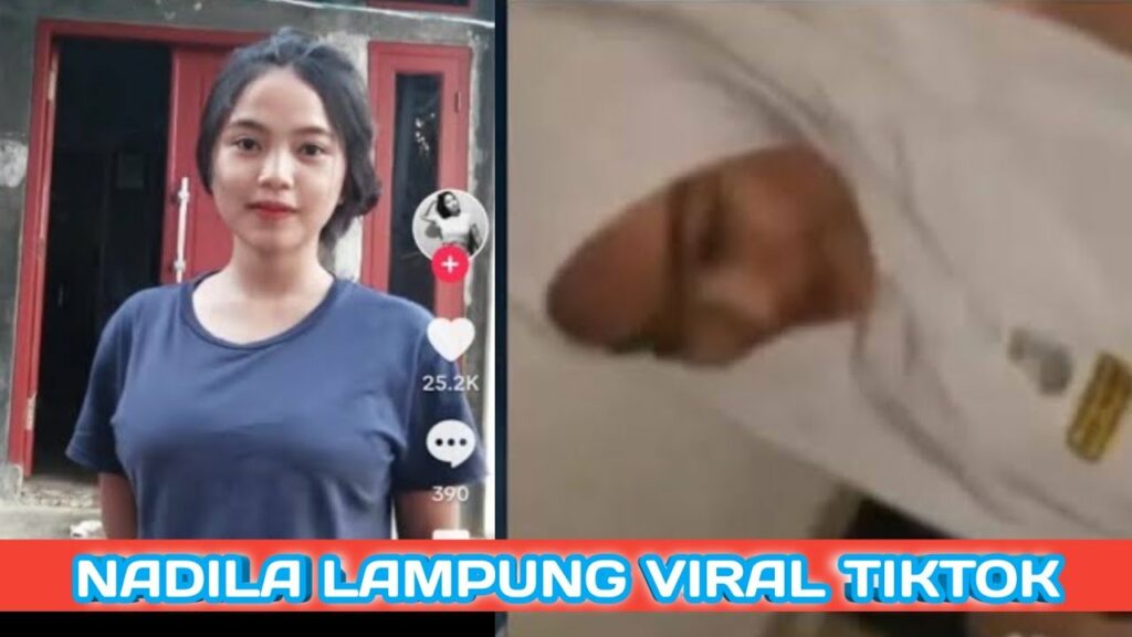 nadila lampung viral video tikto