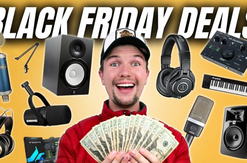  Top 10 Home Recording Black Friday Deals