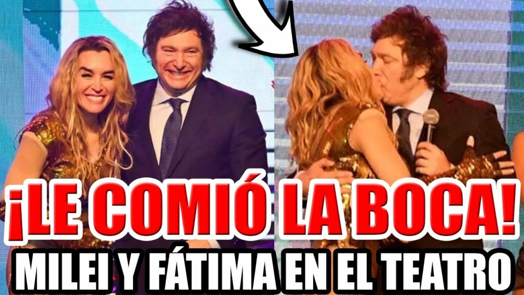 javier milei kiss his girlfriend argentina president kissing full video