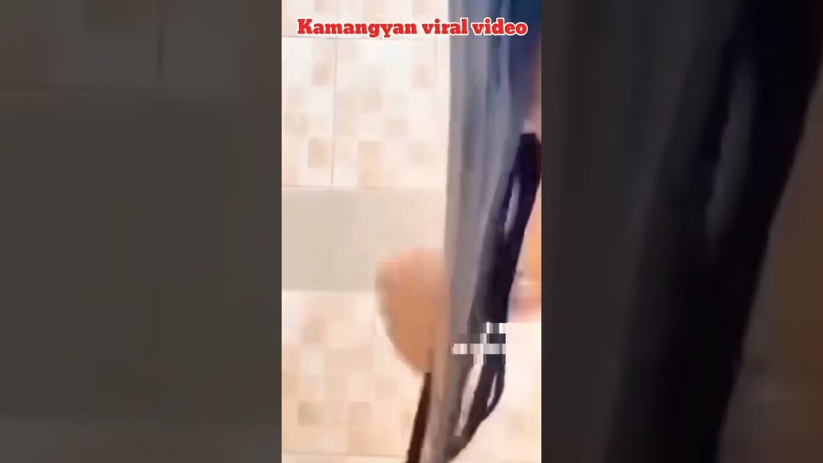 Kamangyan Viral video habang naliligo