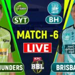 live sydney thunders vs brisbane