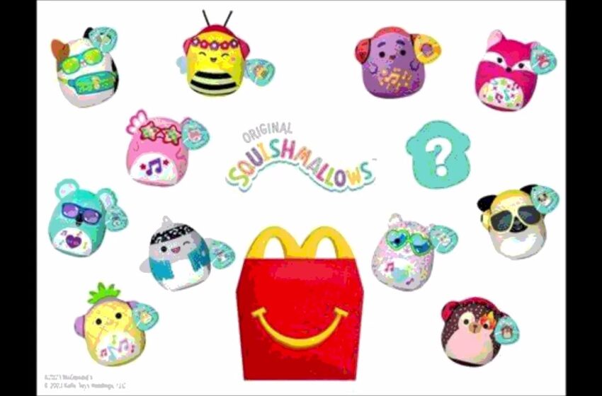  McDonald happy meal toys squishmallows