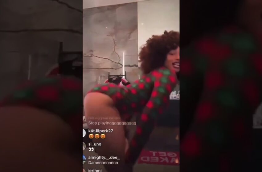  Watch Megan Thee Stallion Twerks Up a Storm in Skimpy Christmas Onesie video