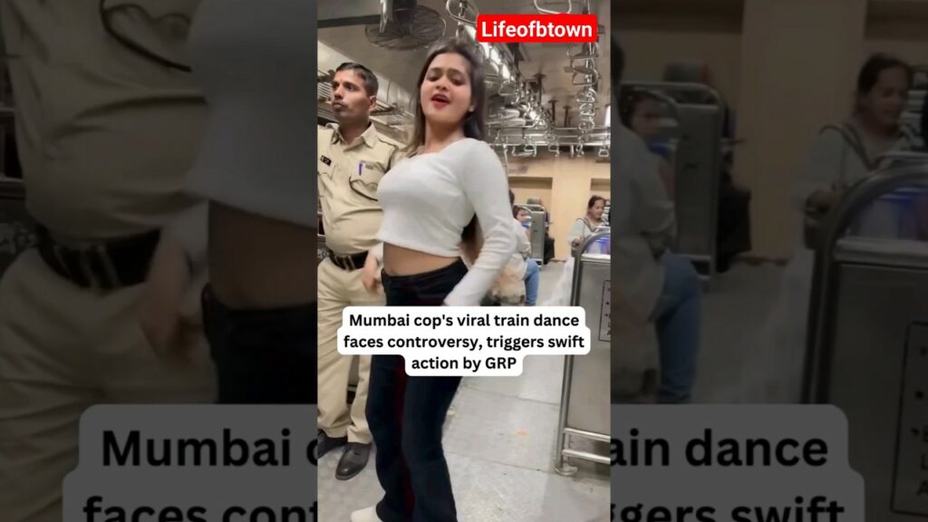 mumbai cop viral local train dan