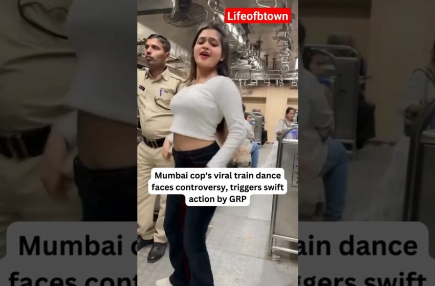  Mumbai Cop Viral Local Train Dance