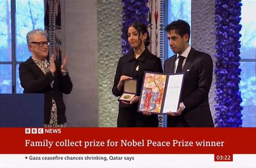  Narges Mohammadi, Premio Nobel de la Paz