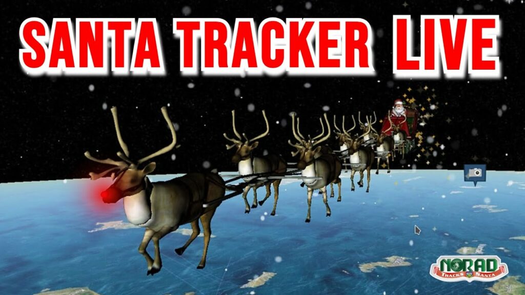 santa tracker 2024 video