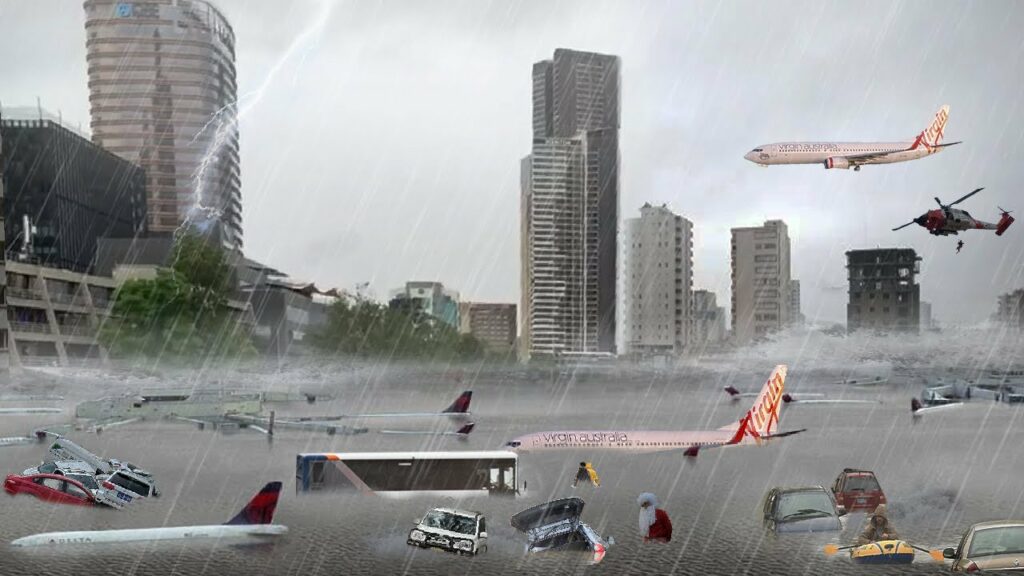 sydney airport flash flooding vi