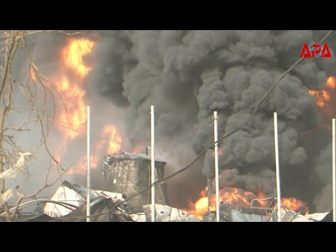  Vidéo : explosion dans un dépôt de carburant à Kaloum guinée