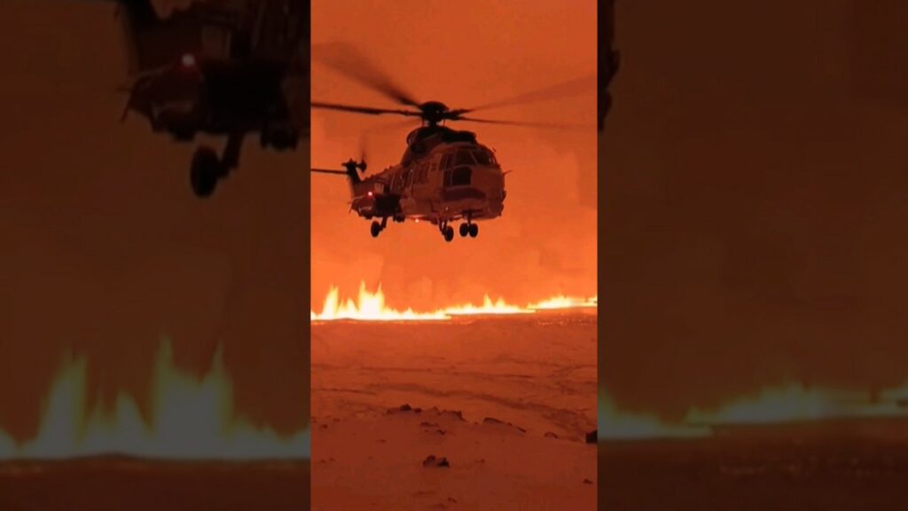 video helicopter over iceland vo