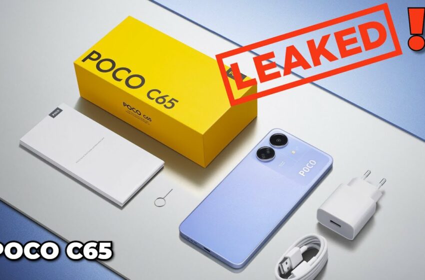  Video : Poco C65 leaked before India launch