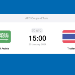Saudi Arabia vs Thailand live