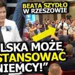 beata szydlo w rzeszowie o mobil
